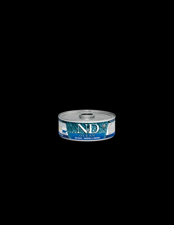 farmina cat 80gr n&d ocean adult tonno, sardina e gamberetto