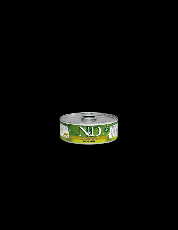 farmina cat 80gr n&d prime adult cinghiale&mela