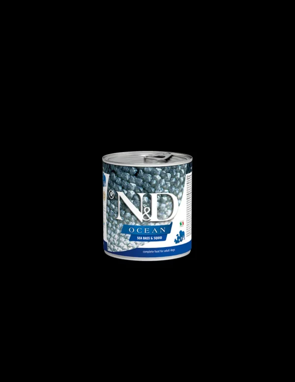 farmina dog 285gr n&d ocean adult merluzzo e calamaro