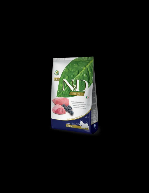 farmina dog 800gr n&d prime adult mini lamb&blueberry whitout grains