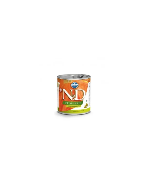 farmina dog 285gr n&d pumpkin adult cinghiale, zucca e mela