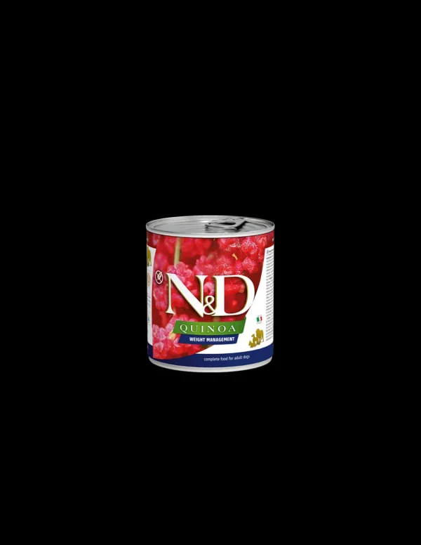 farmina dog 285gr n&d quinoa adult weight management