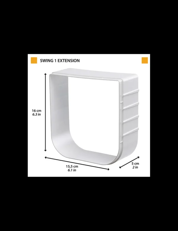 ferp dog tunnel extension swing 1 bianco 72109011