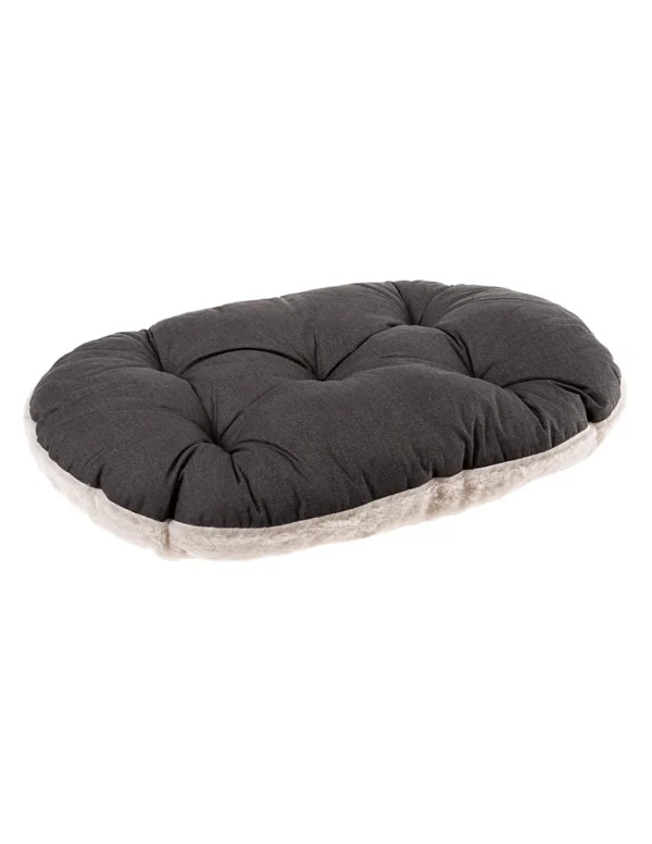 ferplast cuscino relax f 45/2 cotone/pelo marrone/beige