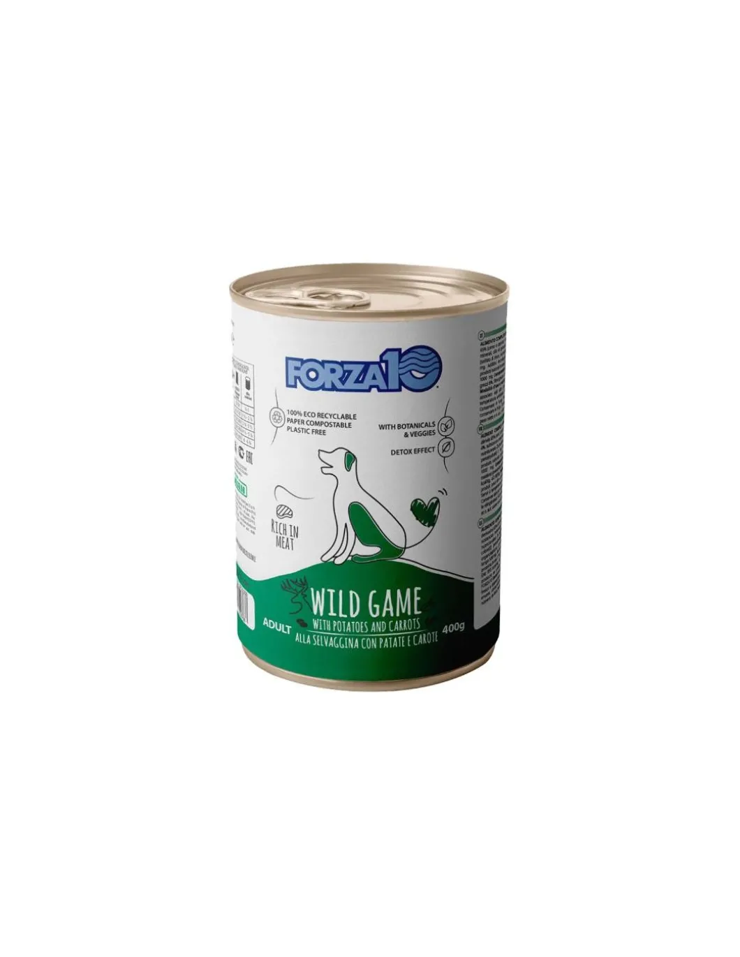 forza__dog_gr_maintenance_0-9.webp Forza 10 DOG 400GR MAINTENANCE ADULT ALLA SELVAGGINA CON PATATE E CAROTE 0301412