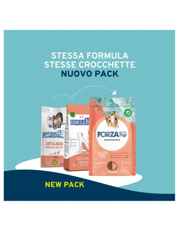 Forza 10 DOG 12KG MAINTENANCE ADULT ALL BREEDS TONNO RISO LIGHT 01170012