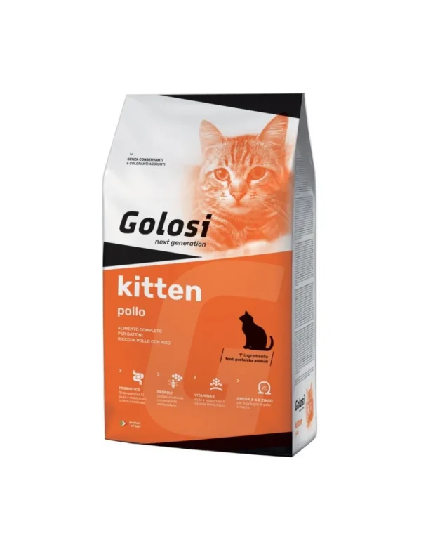 golosi cat 1,5kg kitten pollo e riso zgd.31449 flash 5,90
