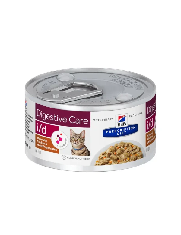 hills cat diet 82gr i/d digestive stufato 605688