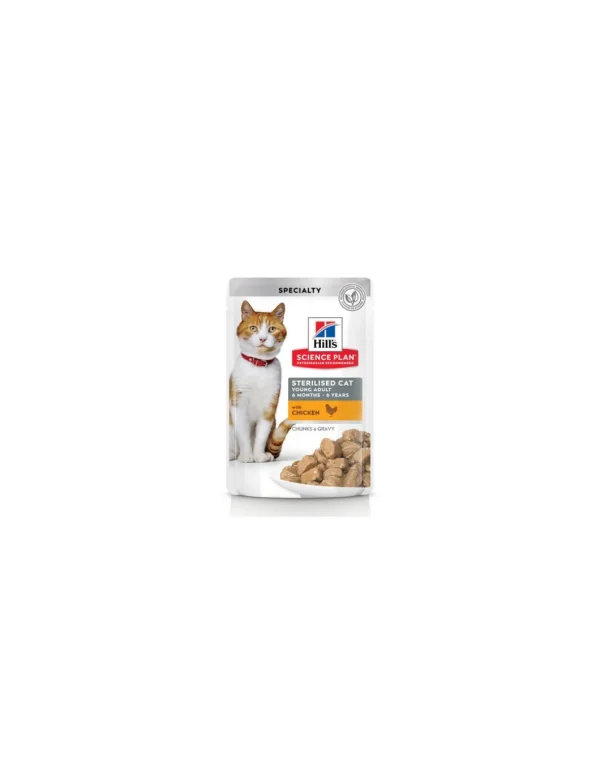 hills cat 85gr busta ad sterilised bocconcini pollo 603990