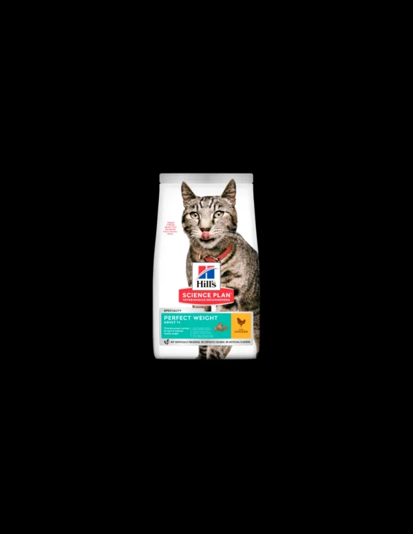 hills cat 1,5kg perfect weight pollo 604085