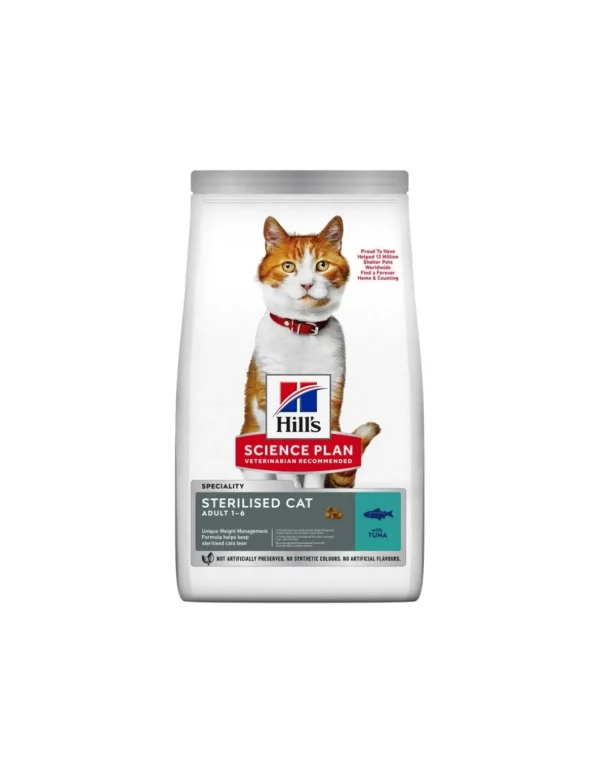 hills cat 7kg young sterilised tonno 604130