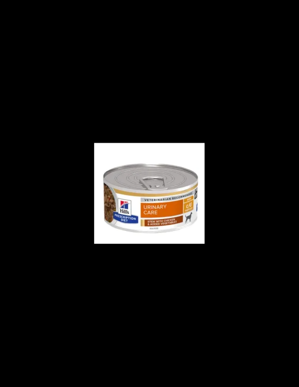 hills dog 156gr c/d urinary care multicare stew chicken & vegetables 605595