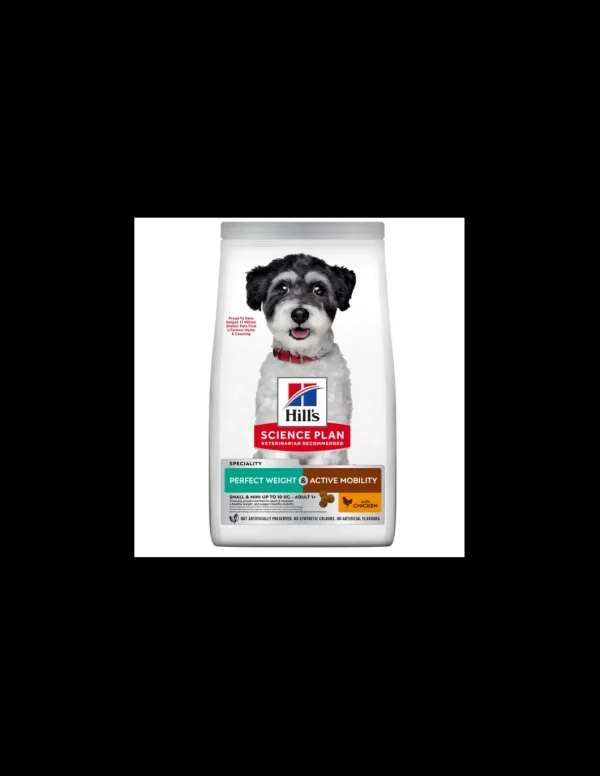 hills dog 1,5kg adult small&mini perfect weight & active mobility 607067