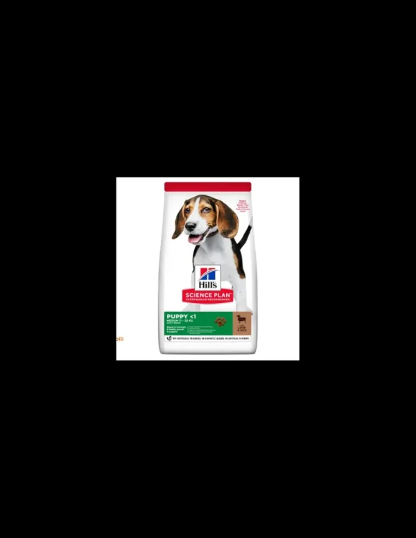 hills dog 12kg puppy medium lamb&rice 604271