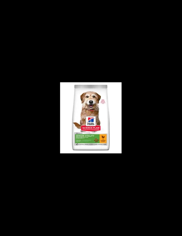 hills dog 1,5kg youthful vitality small&mini mature adult 7+ pollo 604261