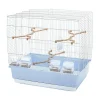 imac 03661 bird gabbia irene 4 bianco/ghiaccio