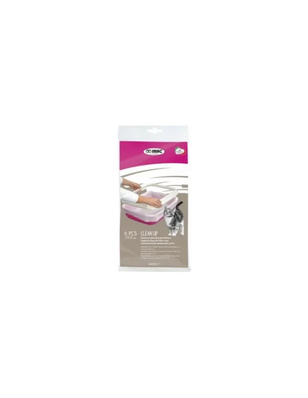 imac cat clean up 6 sacchetti per lettiere 45x35