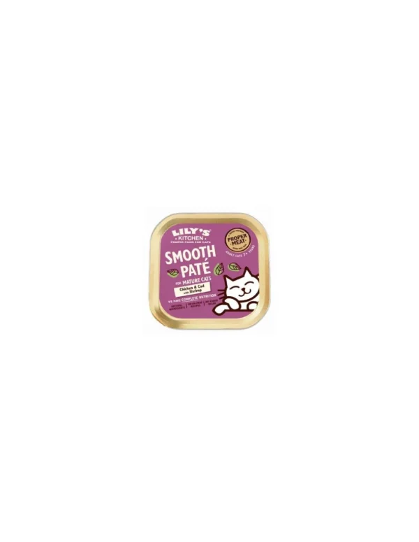 LILY'S KITCHEN CAT 85GR VASCHETTA SMOOTH PATE MATURE 7+ POLLO 12565862