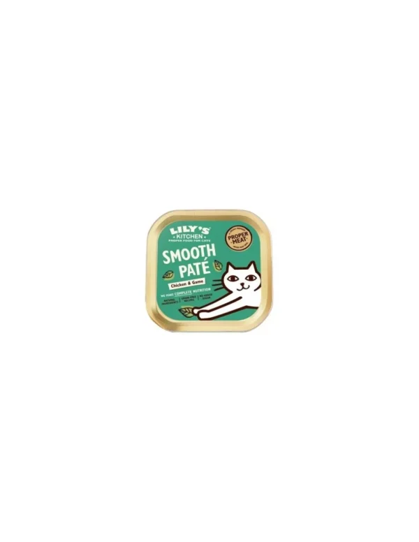 LILY'S KITCHEN CAT 85GR VASCHETTA SMOOTH PATE ADULT POLLO E SELVAGGINA 12565879