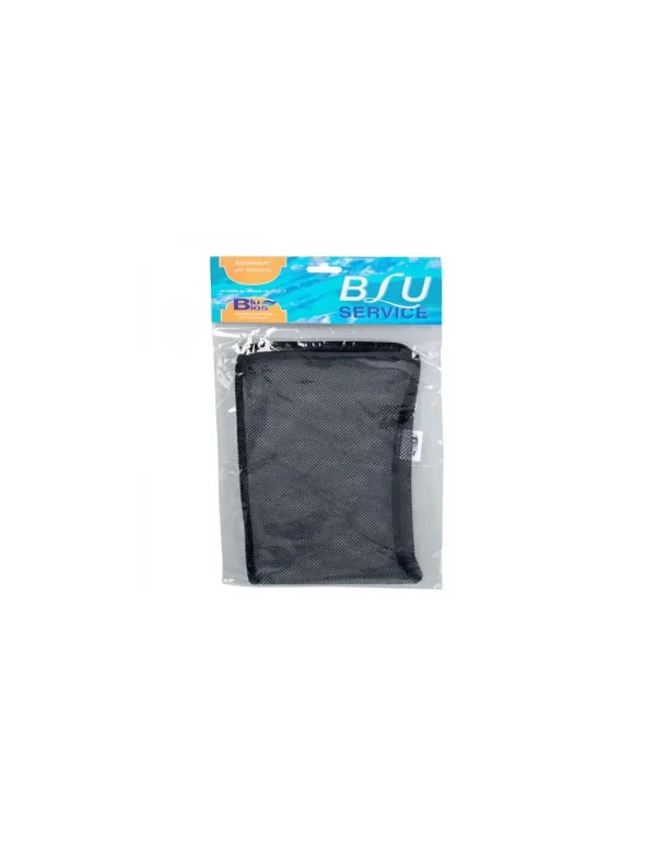 mant ad001015 blu bios sacchetto medio rete per carbone 28x15cm