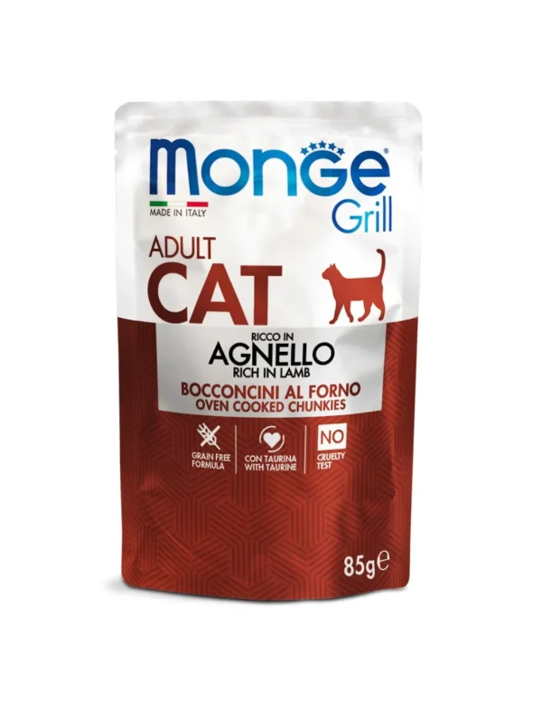 monge cat 85gr busta grill agnello