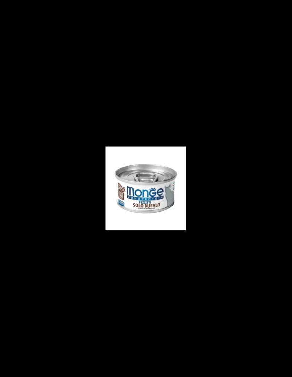monge cat 80gr monoprotein sfilaccetti solo bufalo