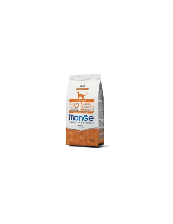 monge cat 1,5kg kitten anatra