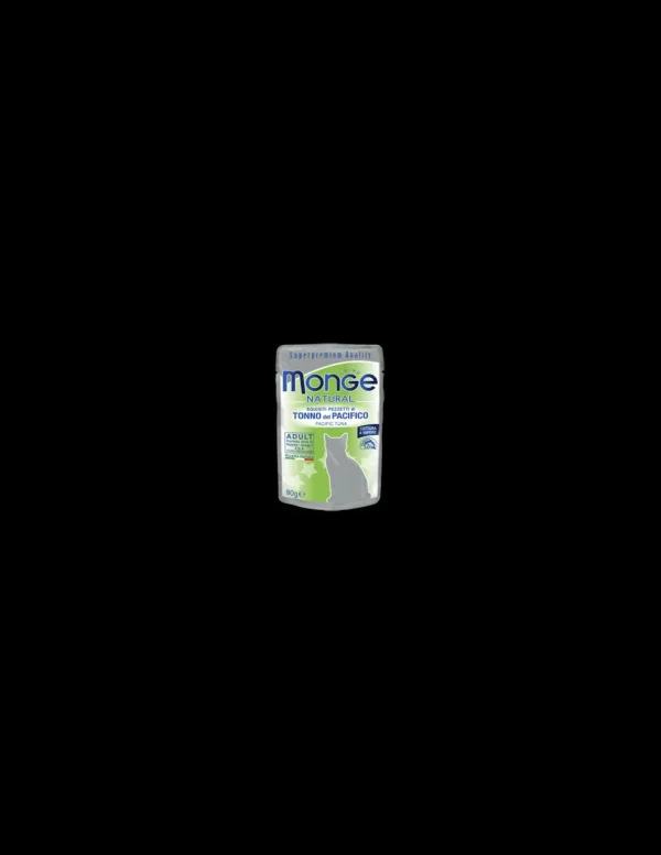 monge cat natural busta 80gr adult tonno a pinne gialle