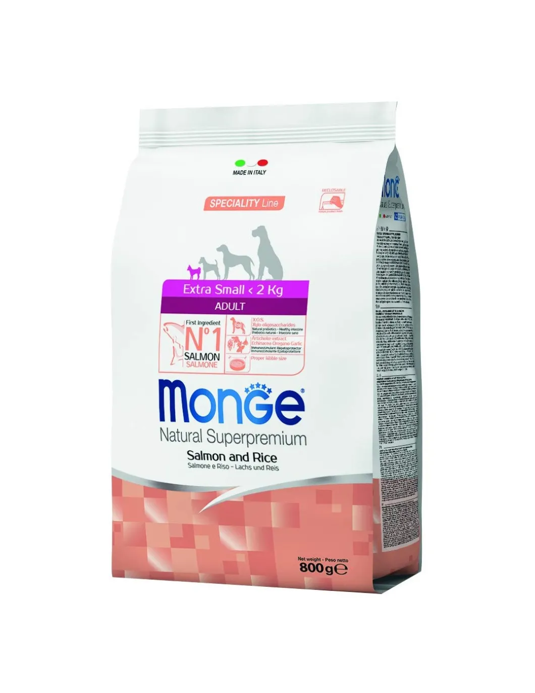 monge_dog_gr_adult_extra__0.webp monge dog 800gr adult extra small speciality line monoprotein salmone e riso