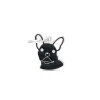 MY FAMILY MEDAGLIA BULLDOG FRANCESE NERO MF24BLACK