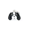MY FAMILY MEDAGLIA CAVALIER KING BIANCO/NERO (TRICOLOR) MF22COLORED3