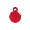 MY FAMILY MEDAGLIA CERCHIO PICCOLO ROSSO BASIC ALLUMINIO MFB15