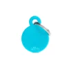 MY FAMILY MEDAGLIA CERCHIO PICCOLO AZZURRO BASIC ALLUMINIO MFB55