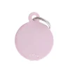 MY FAMILY MEDAGLIA CERCHIO GRANDE ROSA BASIC ALLUMINIO MFB19