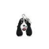 MY FAMILY MEDAGLIA COCKER BIANCO/NERO MF12WHITEBLACK