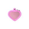 MY FAMILY MEDAGLIA CUORE ALLUMINIO ROSA CON GOMMA HUSHTAG HTA02PINK