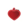 MY FAMILY MEDAGLIA CUORE ALLUMINIO ROSSO CON GOMMA HUSHTAG HTA02RED