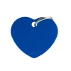 MY FAMILY MEDAGLIA CUORE GRANDE BLU BASIC ALLUMINIO MFB28