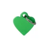 MY FAMILY MEDAGLIA CUORE PICCOLO VERDE BASIC ALLUMINIO MFB41
