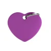 MY FAMILY MEDAGLIA CUORE GRANDE VIOLA BASIC ALLUMINIO MFB66