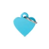 MY FAMILY MEDAGLIA CUORE PICCOLO AZZURRO BASIC ALLUMINIO MFB70