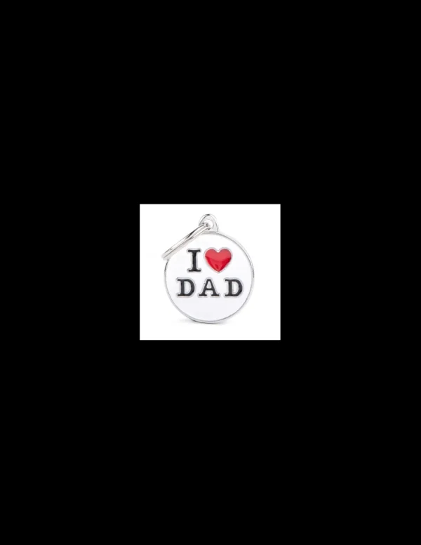 MY FAMILY MEDAGLIA I LOVE DAD CH17LOVEDAD
