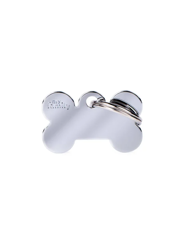 MY FAMILY MEDAGLIA OSSO PICCOLO BASIC CHROME MFB01