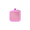 MY FAMILY MEDAGLIA QUADRATO ALLUMINIO ROSA CON GOMMA HUSHTAG HTA03PINK