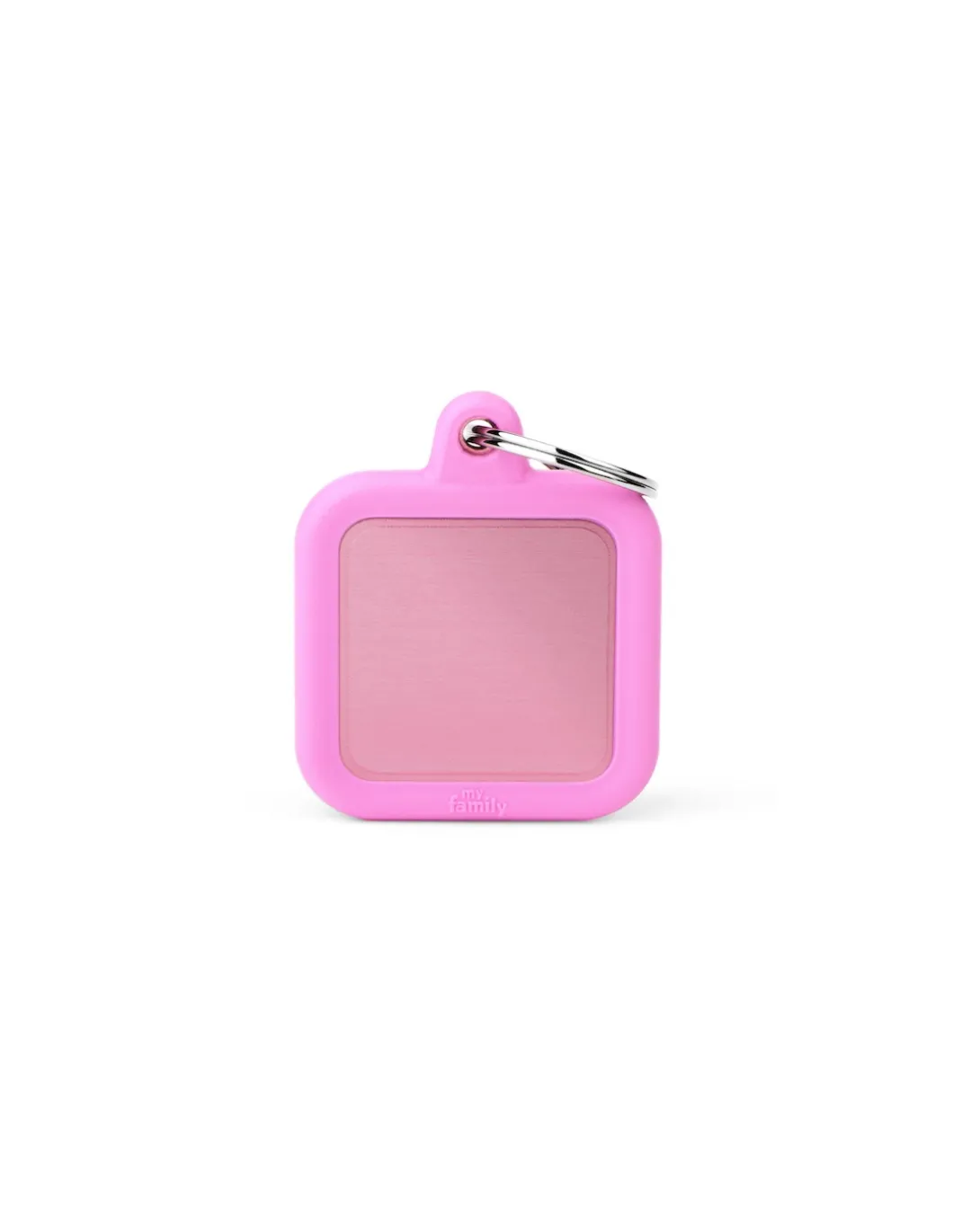 my_family_medaglia_quadra_0.webp MY FAMILY MEDAGLIA QUADRATO ALLUMINIO ROSA CON GOMMA HUSHTAG HTA03PINK