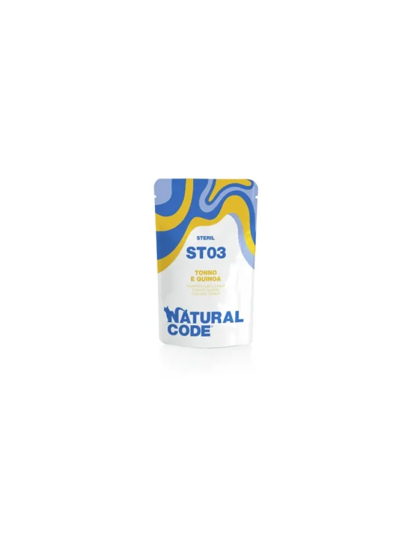 natural code st03 70gr steril tonno e quinoa 1311