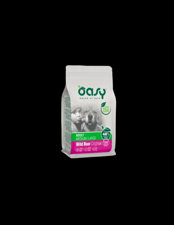 oasy dry dog 2,5kg adult medium/large monoproteico cinghiale