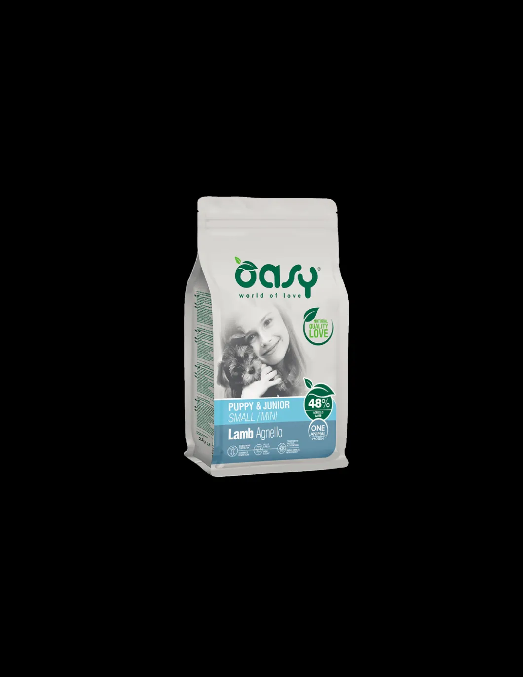 oasy_dry_dog_puppy_smallm_0.webp oasy dry dog puppy small/mini monoproteico agnello 800gr