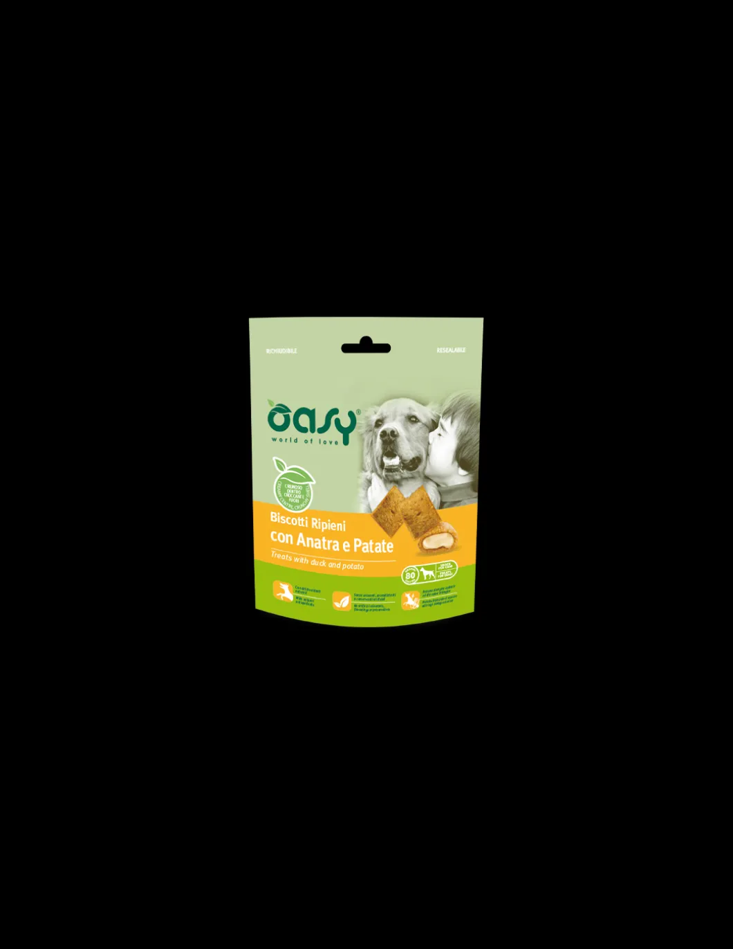 oasy_snack_dog_biscotti_r_0.webp oasy snack dog biscotti ripieni con anatra e patate 80gr