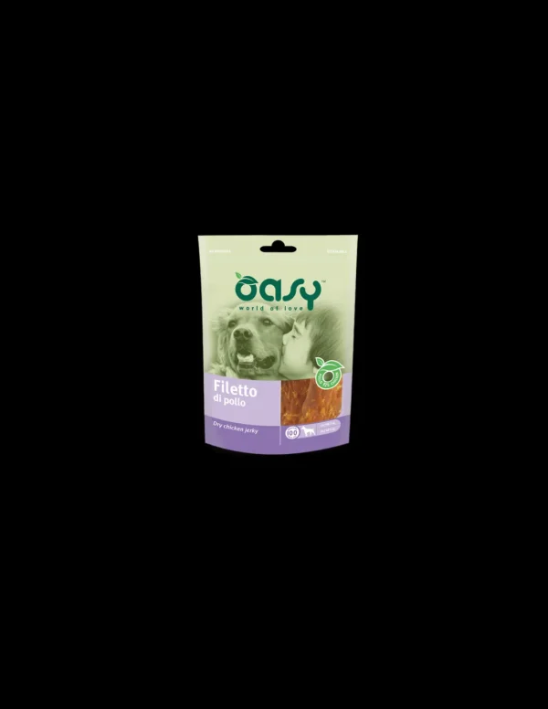 oasy snack dog filetto di pollo 400gr